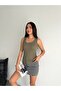 Halter Collar Flexible Trophy Camisole Fabric Tank Top - 6
