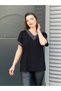 Women's plus size v-neck blouse cty-xyn-7643 mesh sim size m-l-xl-xxl - 3