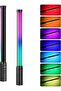 VL119 Handheld 360° RGB LED Video Light Wand, 2600mAh, 2500-9000K, Dimmable, LCD