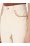 Ecru Mom High Waist Fit Jean Trousers 50301840-Vr019 - 5