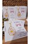 Daisy Card Keychain 10 Pcs Birthday Newborn Gifts - 2