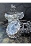 Cut Crystal Glass Salad/ Presentation Bowl Set 3 Pieces - 3