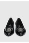 Black women's flat shoes - 3