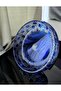 Colorful Cut Crystal Footed Bowl/ Salad Bowl - Presentation Bowl - Fruit Bowl 28*28cm - 3