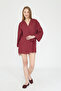Women's Burgundy Laced Kimono / Sevde Ugur - 4