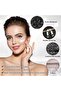 SFXULIX Large Capacity Travel Cosmetic Bag - Makeup Bag, PU Leather Waterproof Cosmetic Bag - 3