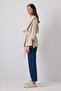 Brief Trench Coat with Belt - 4
