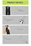 4-in-1 Multifunction Hand Blender Food Processor Electric Chopper 400W SK-1721-4 Black - 7