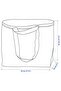 FRAKTA Carrier bag, medium, blue, 45 x 18 x 45 cm/36 l - 7