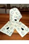 3-Piece Kitchen Towel Set 30X50 Cm., Illustrated Printed Towel, Patterned Cream Kitchen Towel Drying Cloth