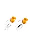 Bpa-Free Vacuum Silicone Food Plate, Silicone Handle, Steel Tip Fork and Spoon Set (Duck Figured) - 8