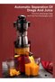 Slow Juicer Machine Cold Pressed Juicers, High Juice Yield for Fruits and Vegetables-RED - 8