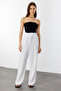 Comfortable Palazzo Trousers with Velcro Waist Velcro-Pants