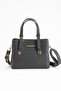 Women's 4-Compartment Simple and Stylish Shoulder Bag with Gold Accessories Clutch Bag S-1425