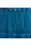 Elegant Blue Tulle Dress With Lace And Sequins - 5