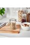 KORKEN Bottle shaped jar with lid, clear glass, 0.4 l - 3