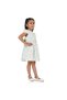 Girls Elegant Green/Gold Jacquard & Tulle Party Dress - 3