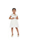 Ivory/Gold Lapel Jacquard Dress