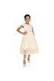 Chic Pink Satin & Lace Party Dress With Mesh & Decoration