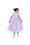 Lilac 3D Flower Mesh Occasion Dress - 4