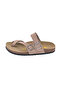 Genuine Leather Unisex Antique Mink Nubuck Slippers - 2