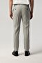 Gray Fabric Trousers with Pleated Front and Long Tongue 2306-27 - 5