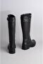 Seç 1013 Genuine Leather Women's Riding Boots Black - 5