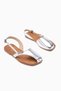 Agnez Silver Belt Detailed Women's Sandals Opportunity Product - 2