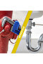 مفتاح أنابيب شديد التحمل، فك فولاذي مقاس 14 بوصة، قبضة قابلة للتعديل، مقبض مضاد للانزلاق، استخدامات متعددة - 7