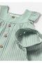 Baby Girl Buttoned Dress with Headband Mint 1866 - 2