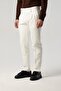 Italian Cut Pleated Buckle White Fabric Trousers 2199-123 - 5