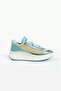 Afrid blue woven leather women's sneakers