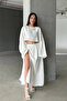 100% Cotton Muslin Bat Sleeve Blouse-Long Skirt Bohemian Two Piece Set - 3