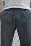Anthracite Adjustable Waist Relaxed Cut Men's Trousers E6564 - 5
