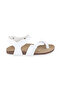 Unisex Buckle White Anatomical Sole Sandals - 3