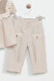 Lacy, Frilly, Embroidered, Elastic Waist, Eid Special Day 2-Piece Baby Girl Set - 3