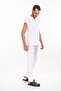 Unisex White Lycra Men Scrubs Surgical Uniform Doctor Nurse Uniform Set - 2