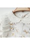 Woven Floral Romper and Hat 100% Cotton Newborn - 6