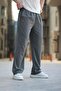 Anthracite Adjustable Waist Relaxed Cut Men's Trousers E6564 - 2