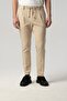Elastic Waist Jogger Beige Trousers 2360-32