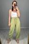 Seersucker Shalwar Balloon Trousers - 5