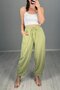 Seersucker Shalwar Balloon Trousers - 3