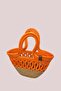 Bloom Wicker Look Children's Beach Bag and Handbag - 2