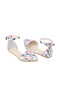 Genuine Leather Women's Ankle Strap Colorful Sandals - 4