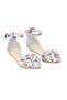 Genuine Leather Women's Ankle Strap Colorful Sandals - 2