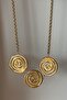 Waves of Gold Steel Necklace - 5