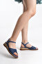 Genuine Leather Perforated Sandals with Number 35 to Number 40-41-42-43-44 - 5