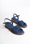 Genuine Leather Perforated Sandals with Number 35 to Number 40-41-42-43-44