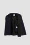 Men's Navy Blue Cotton Seasonal Coat - 2