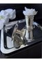 Presentation Tray 21*21/ Turkish Delight Cup/ Rose Bucket/ Velvet Rose Set -(WORD, ENGAGEMENT, DESIGN, COFFEE PRESENTATION) - 3